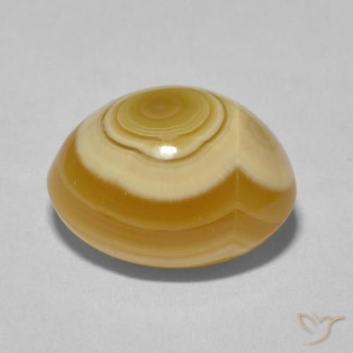 Agate Multicolore naturelle ovale, 9.34 ct, Opaque