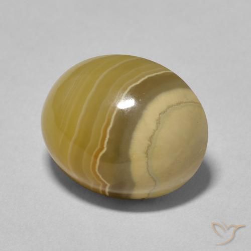 Agate Multicolore naturelle ovale, 7.43 ct, Opaque