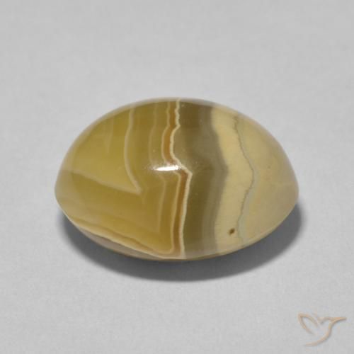 Agate Multicolore naturelle ovale, 7.43 ct, Opaque