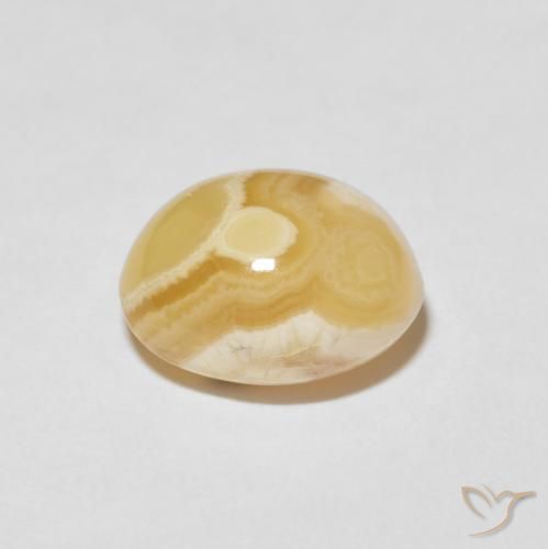 Agate Multicolore naturelle ovale, 7.45 ct, Opaque