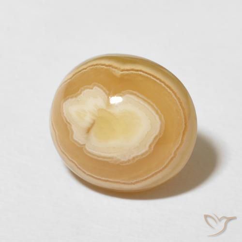 Agate Multicolore naturelle ovale, 7.17 ct, Opaque