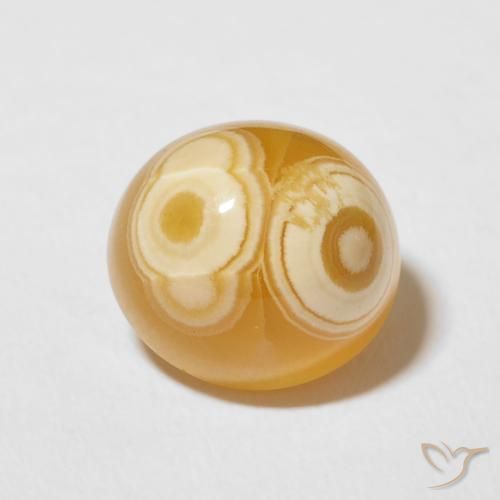 6.67ct Naturel Multicolore Agate, ovale, Opaque