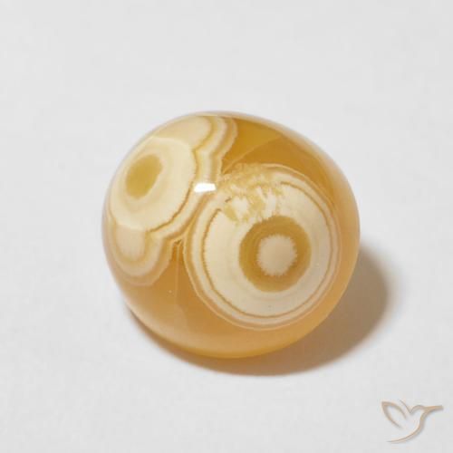 Agate Multicolore naturelle ovale, 6.67 ct, Opaque