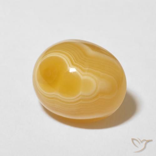 Agate Multicolore naturelle ovale, 8.93 ct, Opaque