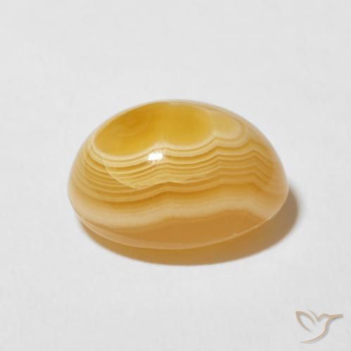 Agate Multicolore naturelle ovale, 8.93 ct, Opaque