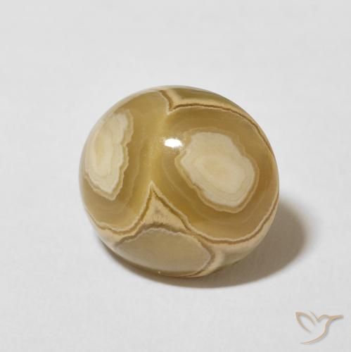 Agate Multicolore naturelle ovale, 7.32 ct, Opaque