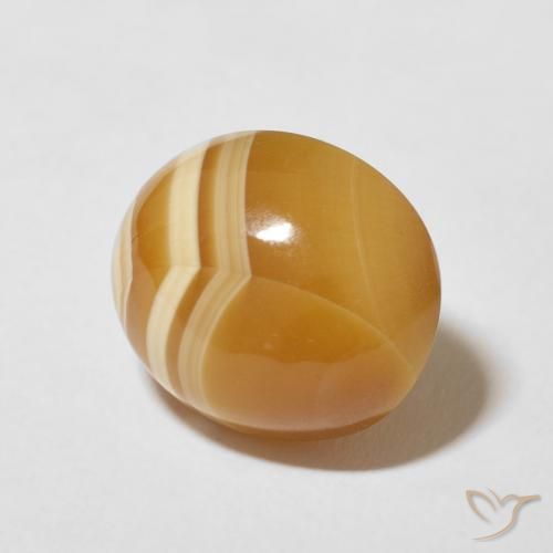 Agate Multicolore naturelle ovale, 10.07 ct, Opaque