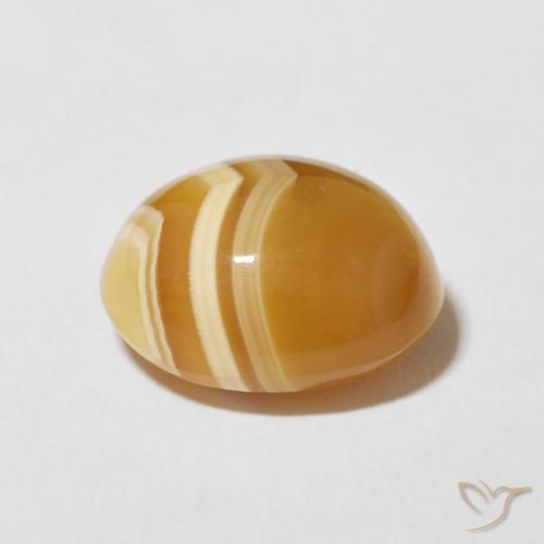 Agate Multicolore naturelle ovale, 10.07 ct, Opaque