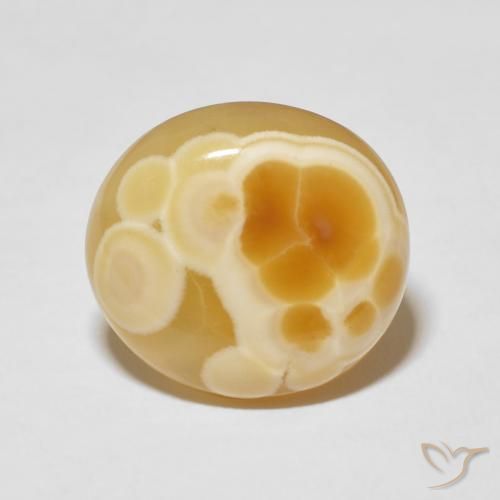 Agate Multicolore naturelle ovale, 14.33 ct, Opaque