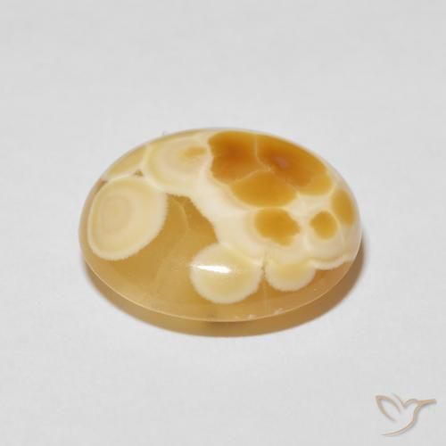 Agate Multicolore naturelle ovale, 14.33 ct, Opaque