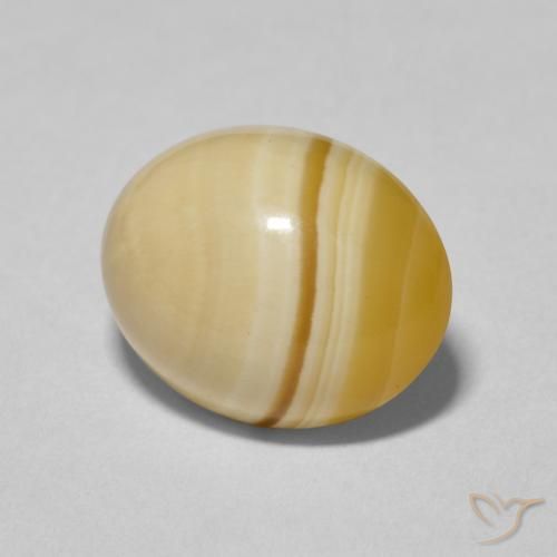 Agate Multicolore naturelle ovale, 6.77 ct, Opaque