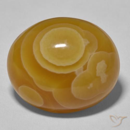 Agate Multicolore naturelle ovale, 30.69 ct, Opaque