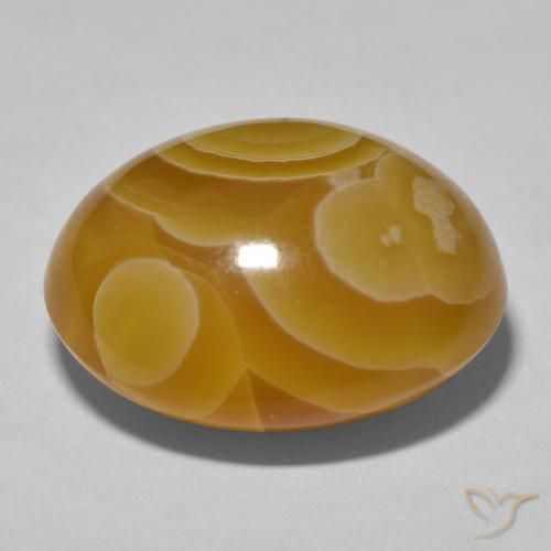 Agate Multicolore naturelle ovale, 30.69 ct, Opaque