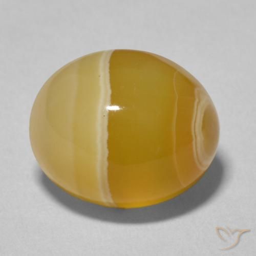 Agate Multicolore naturelle ovale, 5.54 ct, Opaque