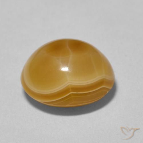 Agate Multicolore naturelle ovale, 4.35 ct, Opaque