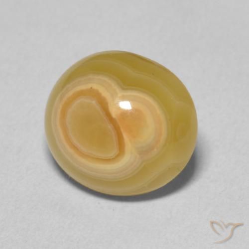 Agate Multicolore naturelle ovale, 5.20 ct, Opaque