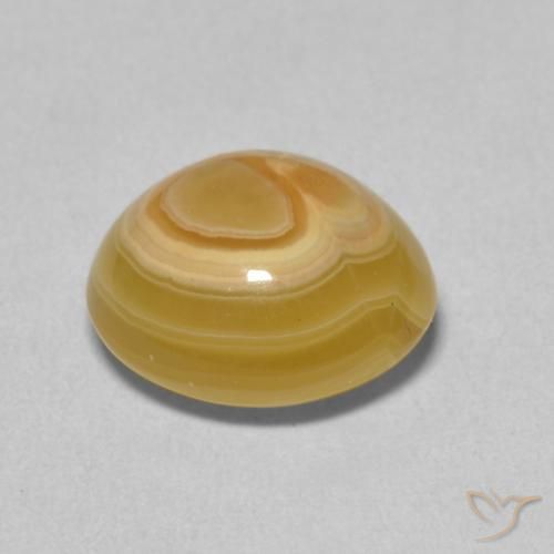 Agate Multicolore naturelle ovale, 5.20 ct, Opaque