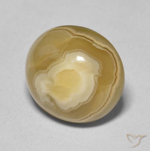 Agate Multicolore naturelle ovale, 7.68 ct, Opaque