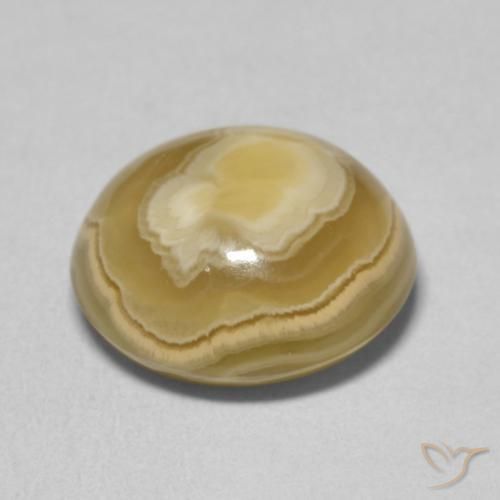Agate Multicolore naturelle ovale, 7.68 ct, Opaque