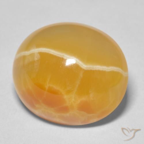 Agate Multicolore naturelle ovale, 19.35 ct, Opaque