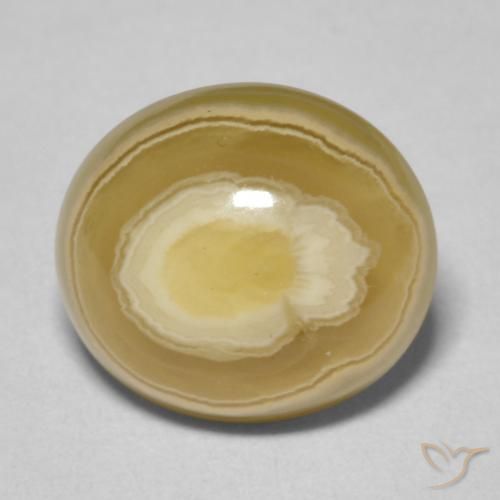 Agate Multicolore naturelle ovale, 8.84 ct, Opaque