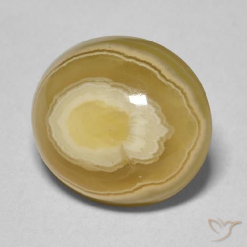 Agate Multicolore naturelle ovale, 8.84 ct, Opaque