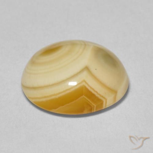 Agate Multicolore naturelle ovale, 5.62 ct, Opaque
