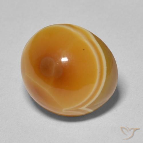 Agate Multicolore naturelle ovale, 11.03 ct, Opaque