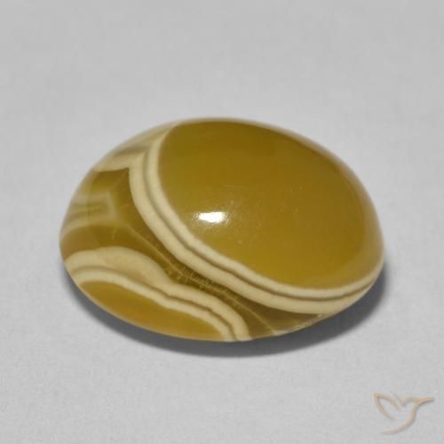 Agate Multicolore naturelle ovale, 12.00 ct, Opaque