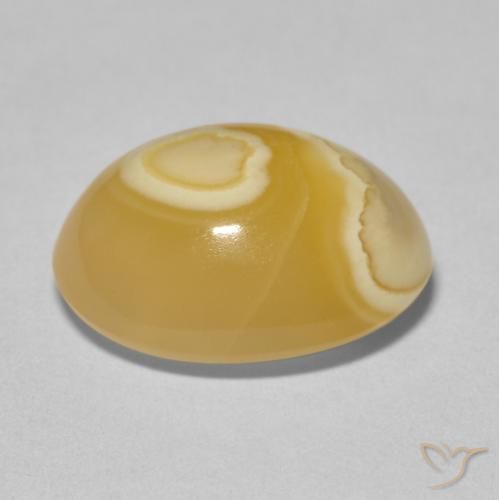 Agate Multicolore naturelle ovale, 10.85 ct, Opaque
