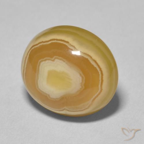 Agate Multicolore naturelle ovale, 7.93 ct, Opaque