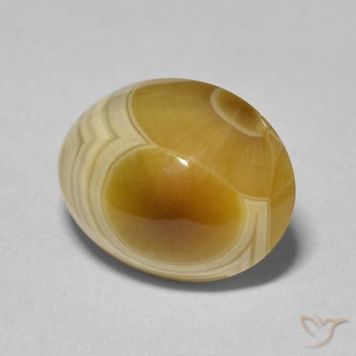 Agate Multicolore naturelle ovale, 8.06 ct, Opaque