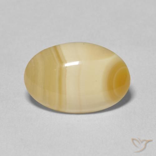 3.76ct Naturel Multicolore Agate, ovale, Opaque
