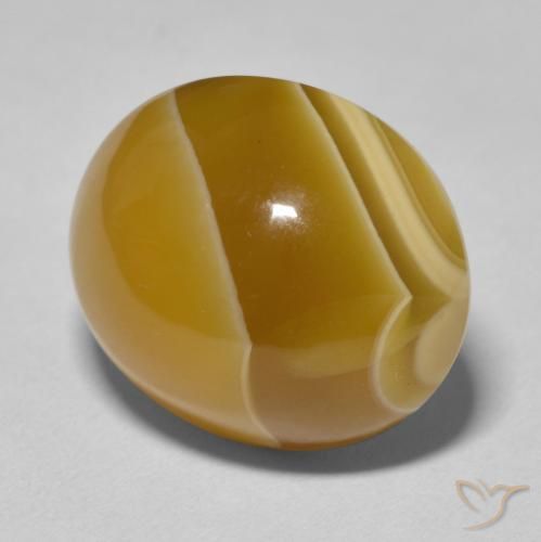 Agate Multicolore naturelle ovale, 22.62 ct, Opaque
