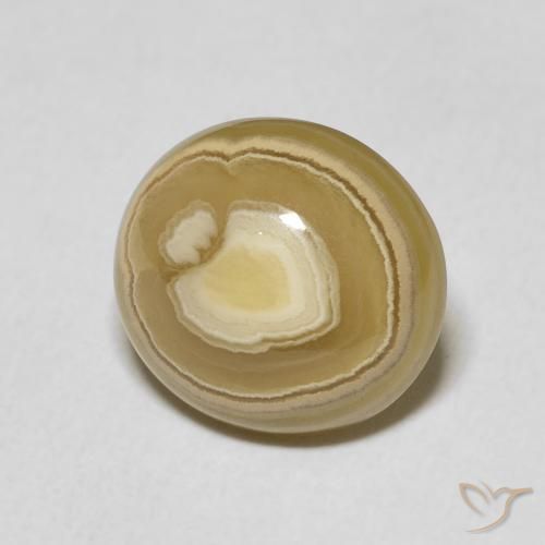 Agate Multicolore naturelle ovale, 7.16 ct, Opaque