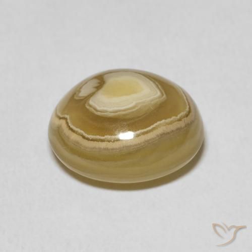Agate Multicolore naturelle ovale, 7.16 ct, Opaque