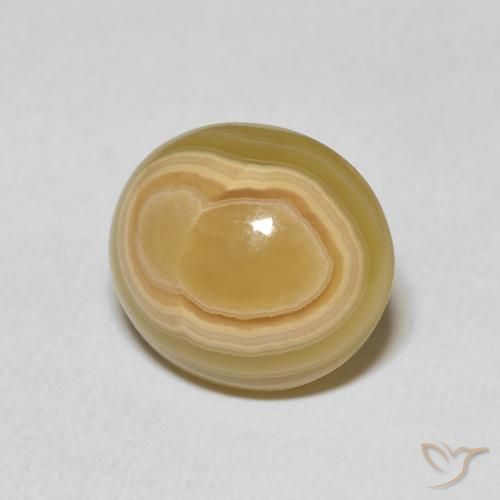 Agate Multicolore naturelle ovale, 7.01 ct, Opaque
