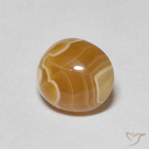 Agate Multicolore naturelle ovale, 3.84 ct, Opaque