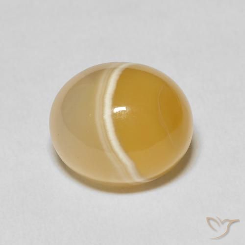 Agate Multicolore naturelle ovale, 14.37 ct, Opaque