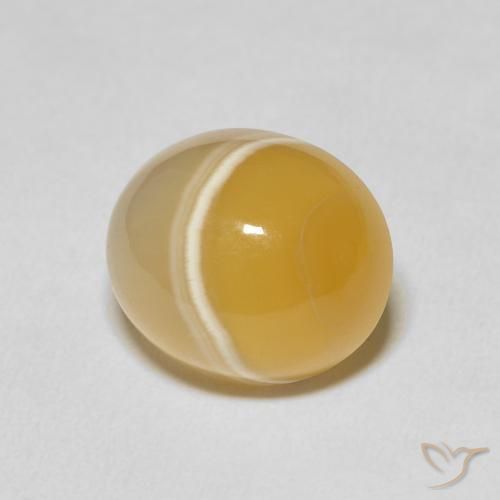 Agate Multicolore naturelle ovale, 14.37 ct, Opaque