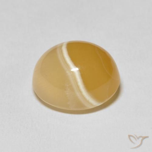 Agate Multicolore naturelle ovale, 14.37 ct, Opaque