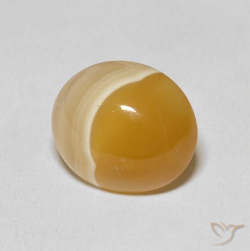 Agate Multicolore naturelle ovale, 8.17 ct, Opaque