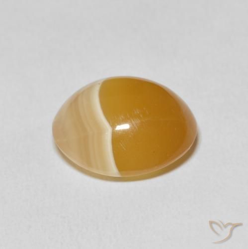 Agate Multicolore naturelle ovale, 8.17 ct, Opaque