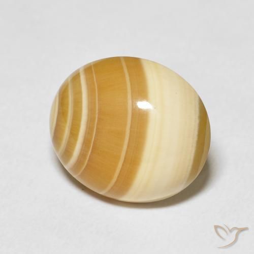 Agate Multicolore naturelle ovale, 9.32 ct, Opaque