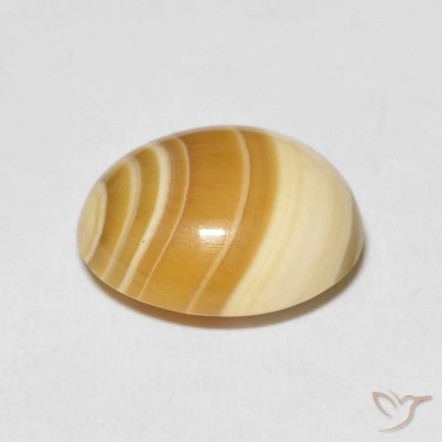 Agate Multicolore naturelle ovale, 9.32 ct, Opaque