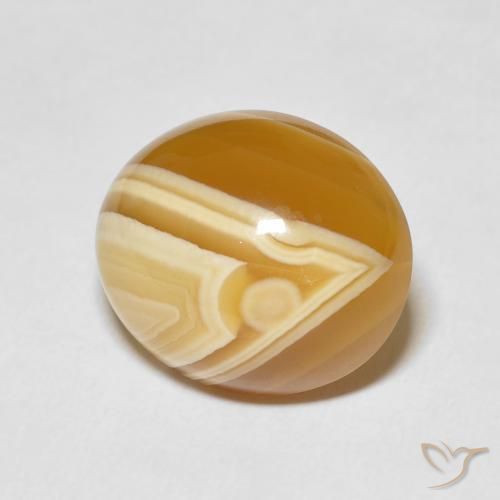 Agate Multicolore naturelle ovale, 17.00 ct, Opaque