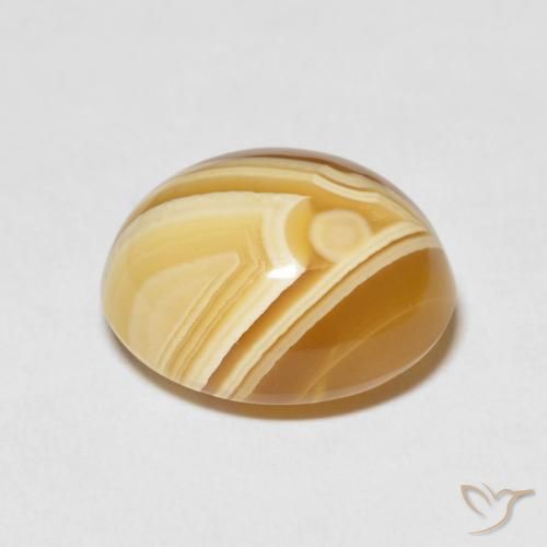 Agate Multicolore naturelle ovale, 17.00 ct, Opaque