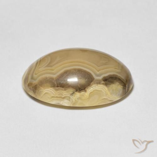 Agate Multicolore naturelle ovale, 26.72 ct, Opaque