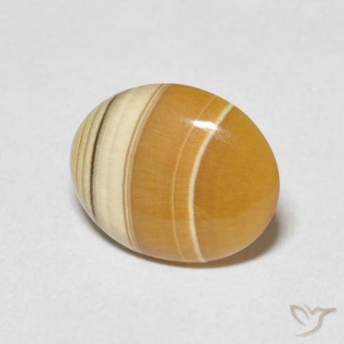 Agate Multicolore naturelle ovale, 5.42 ct, Opaque