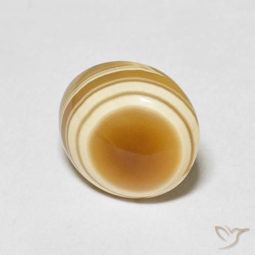 Agate Multicolore naturelle ovale, 6.30 ct, Opaque
